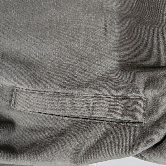 Threadbare Denim Corps Men's Forest Green Pull Over 1/4 Zip Sweatshirt M EUC - Picture 8 of 10